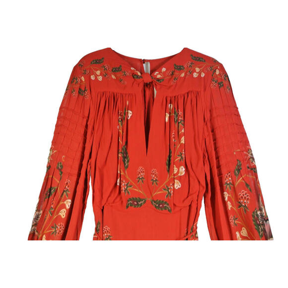 NEW, FARM Rio Long Sleeve Dress in Berry Garden Sz XL #MD1438 - Picture 8 of 12